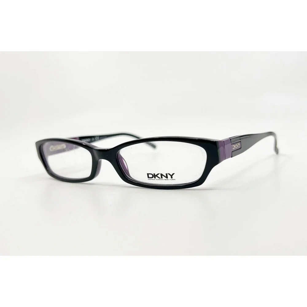 DKNY DY4589 3411 Purple Black Rectangular Eyeglasses Frames 51-16-135 Womens
